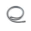 Fortifura Calvi Robinet de baignoire thermostatique avec douchette stick, support et flexible lisse Inox brossé PVD SW811957