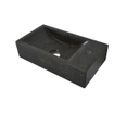 Wiesbaden Raw lavabo en pierre dure à droite 40x22x10 cm pierre dure satinée SW72931