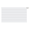 Stelrad Planar Style 8 paneelradiator 60x50cm type 21 623watt staal wit glans SW206693