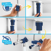 Grohe Start Keukenkraan - 1-gats - hoge draaibare uitloop - voorsprong 22.8cm - mat zwart SW924678