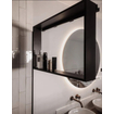 Novellini Frame Étagère murale 60x8,5x40 cm Noir mat SW452954