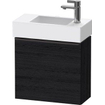 Duravit D-neo Meuble sous vasque 48.4x22.2x44cm 1 porte Chêne (Noir) mat SW640711