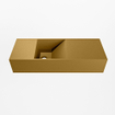 Mondiaz TYNE Lavabo pour WC - 60x23x12cm - vasque à gauche - sans trous de robinet - solid surface - Oro SW1026158