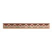 Fortifura Galeria Grille pour caniveau de douche - 80cm - Cuivre brossé PVD SW956231