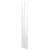 Plieger Cavallino Retto radiateur design vertical simple raccordement central 2000x298mm 666W blanc 7255291