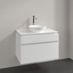 Villeroy & Boch Legato meuble sous-lavabo - 80x55cm - 2 tiroirs Blanc brillant SW479687