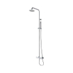 Xellanz Caral-Eco Tuyau de rallongement 50cm pour barre de douche chrome SW96073