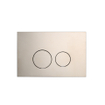 Geberit Inbouwreservoir UP320 met QeramiQ metal bedieningsplaat - dualflush - ronde knoppen - metaal wit mat SW976087