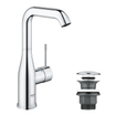GROHE Essence Mitigeur de lavabo monotrou - bec 12,7 cm - taille L - chrome SW97471