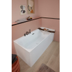 Villeroy & boch Loop duobad - 180x80cm - rechthoek - acryl Wit Alpin glans - BESCHADIGD - OUTLET UDEN STORE43549