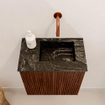 Mondiaz JOYA-DLUX Meuble de toilette 40cm - couleur Ruby - Lavabo FAYE position Droite Sans trou de robinet couleur Lava SW1423583
