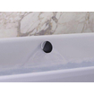 Plieger Kansas Hoekbad - 180x80x60cm - hoek links - met waterinlaat - met af- en overloopgarnituur - met poten - acryl - wit SW1027368
