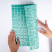 La Mosaic Factory Amsterdam carreau mosaïque - 32,2x32,2cm - carrelage mural et de sol - Carré - Verre Jade Vert Mat SW62106