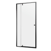 Sealskin Contour porte pivotante pour niche 100 cm, 200 cm de hauteur, noir, verre de sécurité clair 6 mm SW296202