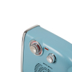 Eurom b-4 radiateur soufflant 1800 design rétro 1800watt bleu SW486863