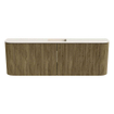 Mondiaz JOYA-DLUX 123.2cm toiletmeubel - ronding links en rechts kleur Dusk - Wastafel FAYE positie Midden 1 kraangat kleur Meli. SW1425874