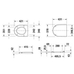Duravit Starck 3 WC-zitting - 37x43.1x4.3cm - softclose & quickrelease - Kunststof - glans wit 0290272