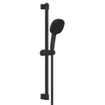 GROHE Tempesta Cube 110 Glijstangset - 60cm - vierkante handdouche - 2 straalsoorten - gladde doucheslang - mat zwart SW1077331