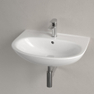 Villeroy & Boch O.novo Wastafel - 60x46x18cm - glans wit Alpin (wit) - met overloop SW878452