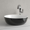 Villeroy & Boch Artis vasque à poser - ronde Ø43x12.5cm - sans trou de robinetterie sans trop-plein coal black SW68817