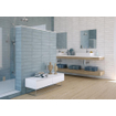 Terravito Pavero wandtegel - 7.5x30cm - Rechthoek - 8.6mm - White mat SW303622