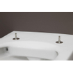Duravit Me by Starck Ensemble de toilettes – réservoir encastré avec mécanisme de chasse UP320 – abattant à fermeture ralentie (soft-close) – plaque de commande noir mat – boutons rectangulaires – noir mat SW1574301