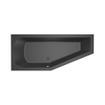 Xenz Lagoon Hoekbad - 160x75x48 - afvoer Midden - Links - Compact - acryl - ebony SW102957