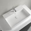 Villeroy & Boch Memento 2.0 Vasque à poser - 60x42cm - trop-plein - Ceramic+ - stone white SW209587