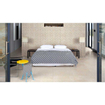 ÉCHANTILLON Marazzi Mystone Pierre calcaire Carrelage de sol et mural 120x120cm 6mm rectifié R10 porcellanato Ivoire SW976530