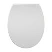Tiger Boston Abattant de toilette Softclose Duroplast Blanc/Chrome 37x5.5x45cm SW25348