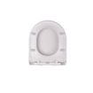 FugaFlow Eccelente Pietra Closetzitting - quickrelease & softclose - perfect passend op Villeroy & Boch Omnia Architectura - wit SW1469051