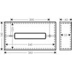 Hansgrohe Addstoris tissuebox voor makeup doekjes mat zwart SW651499
