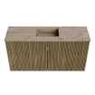 Mondiaz JOYA-DLUX 80cm toiletmeubel - kleur Dusk - Wastafel FAYE positie Midden Zonder kraangat kleur Arena. SW1426269