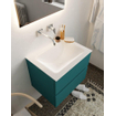 Mondiaz VICA Ensemble de meuble de salle de bain - 60cm - meuble sous-vasque smag - 2 tiroirs - lavabo cloud milieu - sans trou de robinet XL version 60cm haut SW1090034