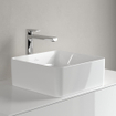 Villeroy & Boch Collaro lavabo à poser - carré 38x38cm - sans trop-plein sans trou de robinetterie blanc SW336075