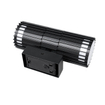 QAZQA Boris Wandlamp - 2 lampen - inclusief dimbare led lamp - IP44 - Rond - Zwart SW1477251