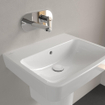 Villeroy & Boch O.novo Lavabo 55x17.5x13.5cm sans trou de robinet Ceramic+ Blanc Alpin SW448367