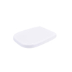 FugaFlow Eccelente Pietra Abattant WC - dégagement rapide - fermeture douce - compatible avec Duravit D-code - blanc brillant SW1469053