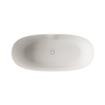 Zeza Element Baignoire îlot- 160x75x60cm - solid surface - blanc mat SW1208800