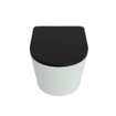 MONDIAZ LAVIE WC suspendu - 36x53cm - sans bride - Urban (noir) - softclose - quick-release - abattant WC - Greey (gris) SW1208742