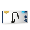 GROHE Start QuickFix Keukenkraan - met uittrekbare handdouche - met dual spray - voorsprong 22.1cm - matte black SW1028176