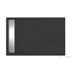 Xenz Easy Tray douchevloer - 110x90x5cm - acryl - zonder gootcover - ebony SW379319