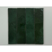 Terravito Mellina Keramische wandtegel - 6x24.6cm - 8mm - Donker groen SW1440420