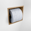 Mondiaz EASY Porte-papier toilette - CUBE 166 - 16x8.6x16cm - solid surface - Oro SW1026193