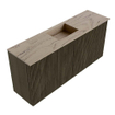 Mondiaz JOYA-DLUX 90cm toiletmeubel - kleur Shadow - Wastafel FAYE positie Midden Zonder kraangat kleur Arena. SW1424810