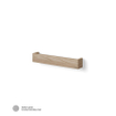 Looox Wood collection shelf BoX 60cm met bodemplaat rvs geborsteld eiken RVS geborsteld SW73151