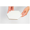 Terravito Bereno wand- en vloertegel - 15x17cm - 9mm - Zeshoek - Wit mat SW476711