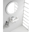 Wiesbaden Rhea S mini fontaine gauche 36,5 x 18 x 9 cm céramique carrara SW484771