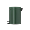 Brabantia NewIcon Poubelle à pédale - 5 litres - seau intérieur en plastique - pine green SW538283