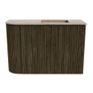 Mondiaz JOYA-DLUX 61.6cm toiletmeubel - ronding links kleur Shadow - Wastafel FAYE positie Rechts Zonder kraangat kleur Saba. SW1425152